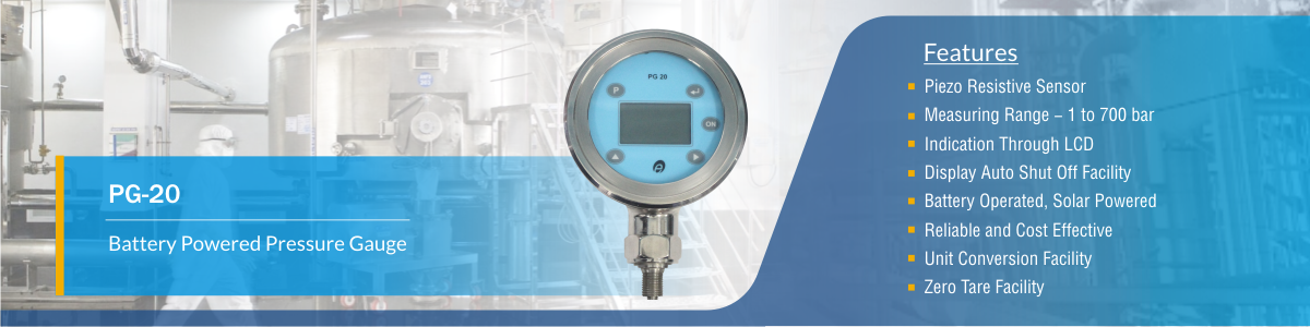 Battery Powered Pressure Gauge